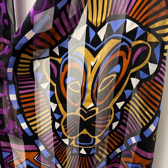 Bob Mackie silk scarf - Picture 2 of 2